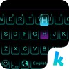 Neon Blue Keyboard Theme icon