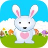 Easter Funny Bunny Catch Eggs icon