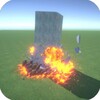 Sandbox destruction simulation icon