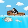 Penguin Fishing icon