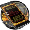 SMS Messages Flame Fire Theme icon
