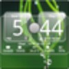 Sense Analog Glass Clock 4x2 icon
