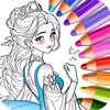 Icono de Princess Game Fantasy Coloring