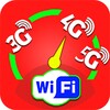 Online 4G internet speed meter icon