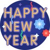 New year wishes 2022 icon