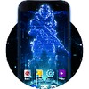 Futuristic Launcher Theme for Samsung S7: Hologram icon