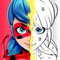 Miraculous Ladybug & Cat Noir. Color by number para Android - Descarga el  APK en Uptodown