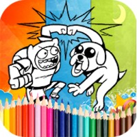 Coloring Adventure Time Games android app icon