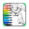 أيقونة Superhero Coloring Pages
