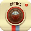 Retro camera -Vintage grunge icon