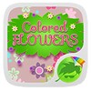 Icône Colored Flowers Keyboard