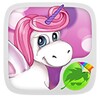 Cute Pink Unicorn Keyboard icon