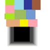 Icona di Image mosaic/blur