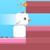 Angry Chicken - square bird - icon