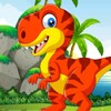 puzzle for kids with dinosaurs icon