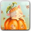 Pumpkin Kitten Live Wallpaper Free icon