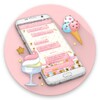 SMS Messages Ice Cream Theme icon