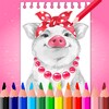 Coloring Book pig Peppa for Kids icon