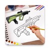 How to Draw Weapons Step by St icon