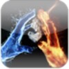 Icône 3D Ice Fire Love Live Wallpaper
