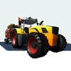 Tractor Driving Offroad: Trolley Transport Cargo icon