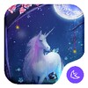 Fantasy Forest Unicorn Moonlight Theme icon