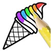 Glitter Ice cream icon