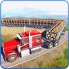 ไอคอน Long Trailer Truck Wood Cargo