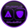 Flat Black and Purple IconPack icon