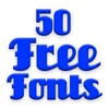 Free Fonts 50 Pack 1 icon