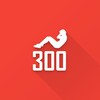 300 sit-ups abs workout icon