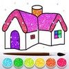 Icono de House Coloring