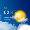 Transparent clock and weather 图标