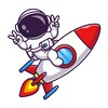 Astronaut Fly icon
