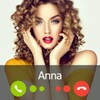 Anna Virtual Girlfriend Video Call Text Simulator icon