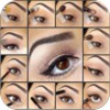 Make up your eyes step by step icon