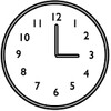 Speaking clock icon