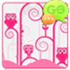 GO SMS Pink Owl Theme icon