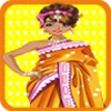 indian girl dress up icon