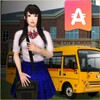 School Girl Life Simulator 3D icon