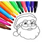 Icono de Navidad colorear