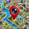Ikon GPS Photo Stamp Map Camera