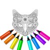 Animais livro para colorir icon