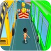 Subway boy runner icon