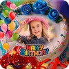 Name Photo On Birthday Cake icon