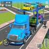 Trailer Truck Car Transport 3D icon