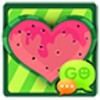 GOSMS Watermelon Heart Theme icon