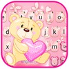 Teddy Bear Love Keyboard Background icon