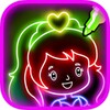 Doodle Glow Coloring icon