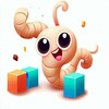 Jumping worm icon